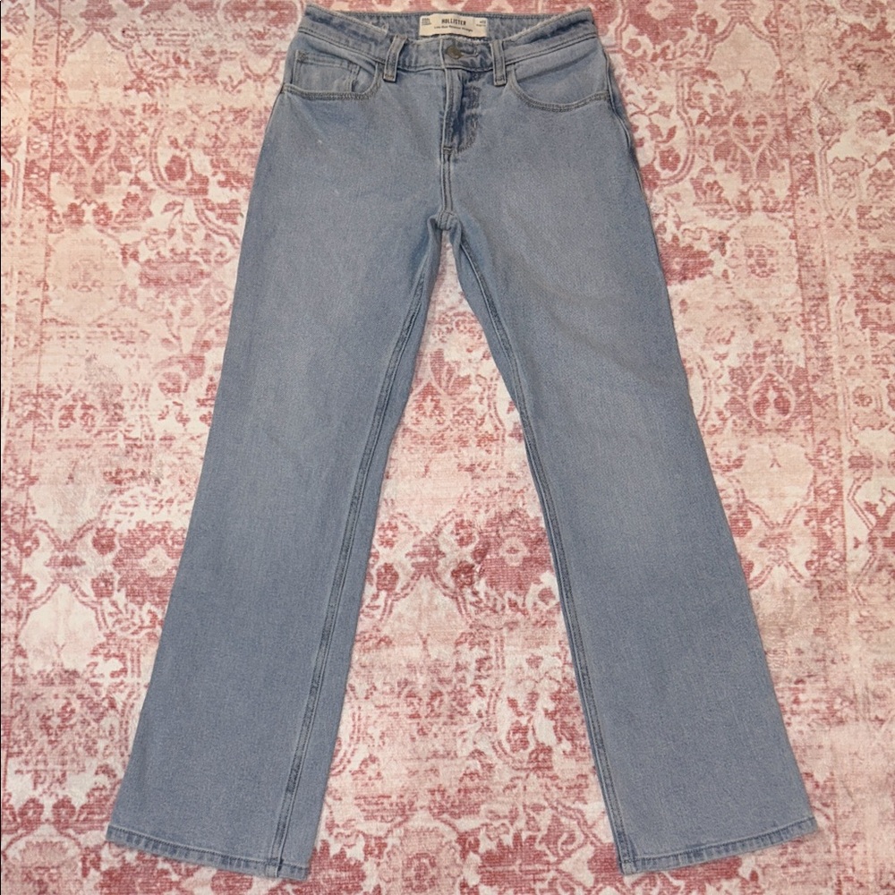 Hollister Light Blue Straight Leg Jeans